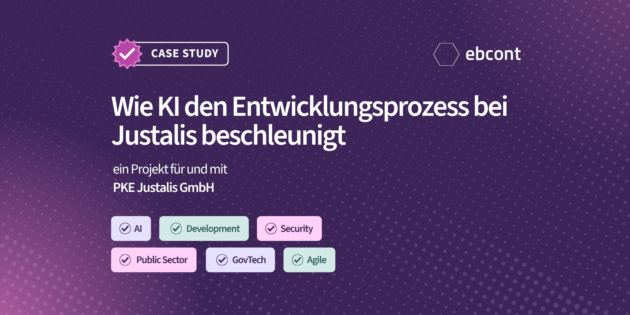 Case Study, Wie KI den Entwicklungsprozess bei Justalis beschleunigt